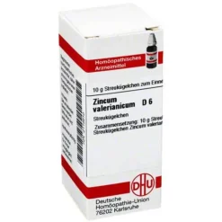 DHU W-Z|W-Z-Zincum valerianicum D 6 Globuli, 10 g