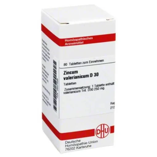 W-Z-DHU Zincum valerianicum D 30 Tabletten, 80 St