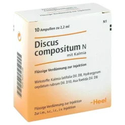 Heel Heel-Discus compositum N mit Kalmia Ampullen, 10 St