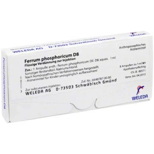 Weleda F|Erkältung-Ferrum phosphoricum D 8 Ampullen, 8X1 ml