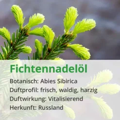 Casida Aromatische Düfte-Fichtennadel Öl naturrein ätherisch, 10 ml