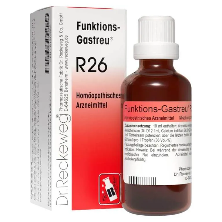 Gastreu Dr. Reckeweg-Funktions- R26 Tropfen zum Einnehmen, 22 ml