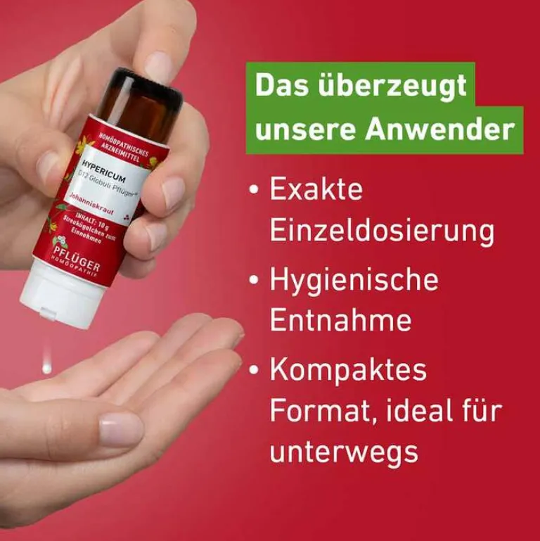 Pflüger H-Hypericum D12 Globuli Dosierspender, 10 g