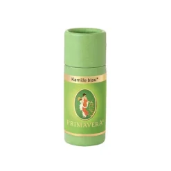 Primavera Ätherische Öle & Duftöle-Kamillen Öl blau kbA ätherisch, 1 ml
