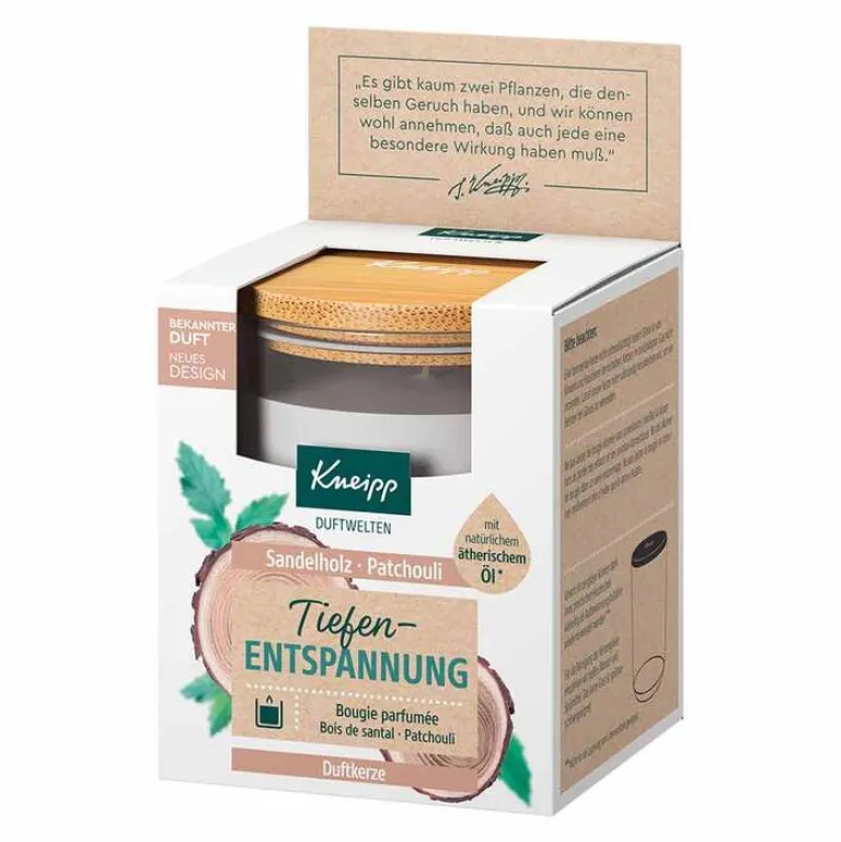 Kneipp Duftsets-Duftwelten Duftkerze Tiefen-Entspannung, 145 g