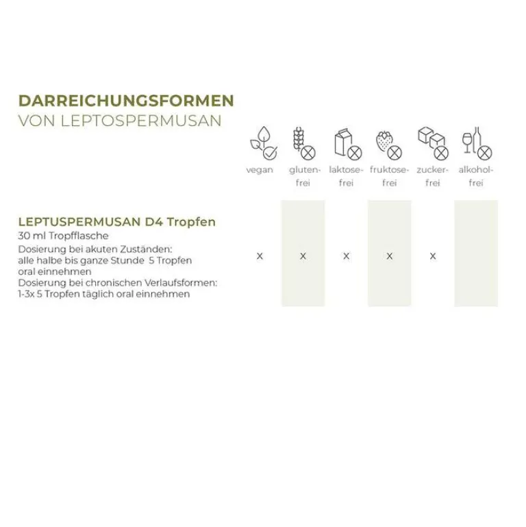 L-Leptospermusan D 4 Tropfen zum Einnehmen, 30 ml