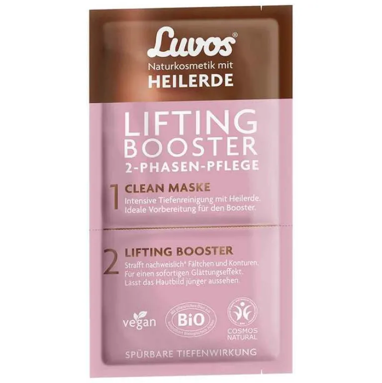 Luvos Heilerde|Gesichtsmasken-Heilerde Lifting Booster & Clean Maske 2 + 7,5ml, 1 P
