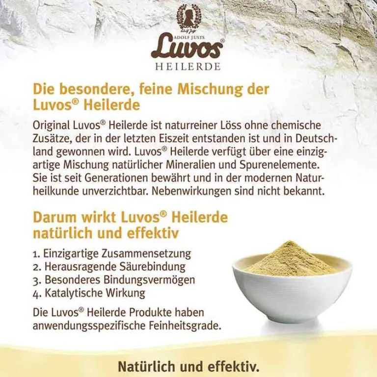 Luvos Heilerde|Verdauung-® Heilerde magenfein Pulver, 380 g