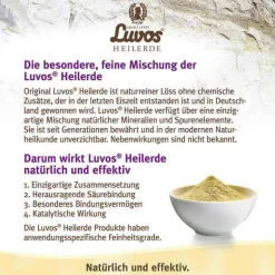 Luvos Heilerde|Sodbrennen Medikamente-® Heilerde mikrofein Pulver zum Einnehmen, 750 g
