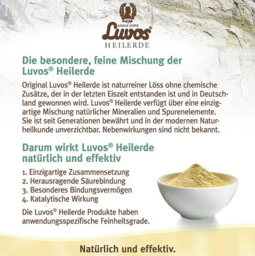 Luvos Heilerde|Sodbrennen Medikamente-Heilerde ultrafein Portionsbeutel, 20X6.5 g