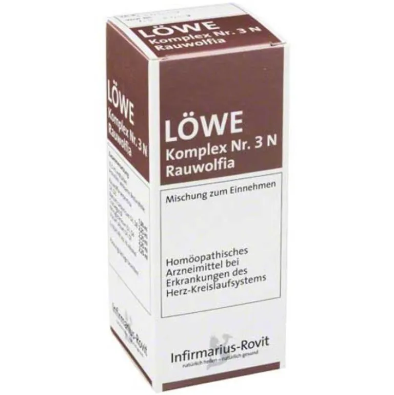 Infirmarius Infirmarius-Löwe Komplex Nr. 3 N Rauwolfia Tropfen, 100 ml