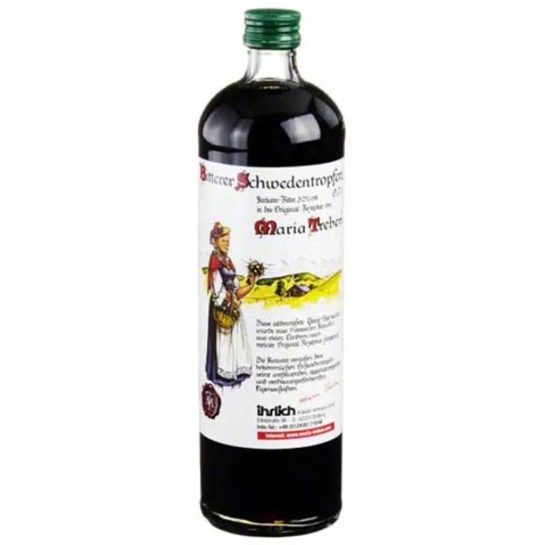 Maria Treben Schwedenbitter-Bitterer Schwedentropfen 32% Vol., 700 ml