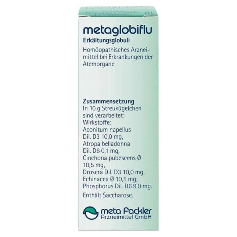 Meta Fackler-Metaglobiflu Erkältungsglobuli, 10 g
