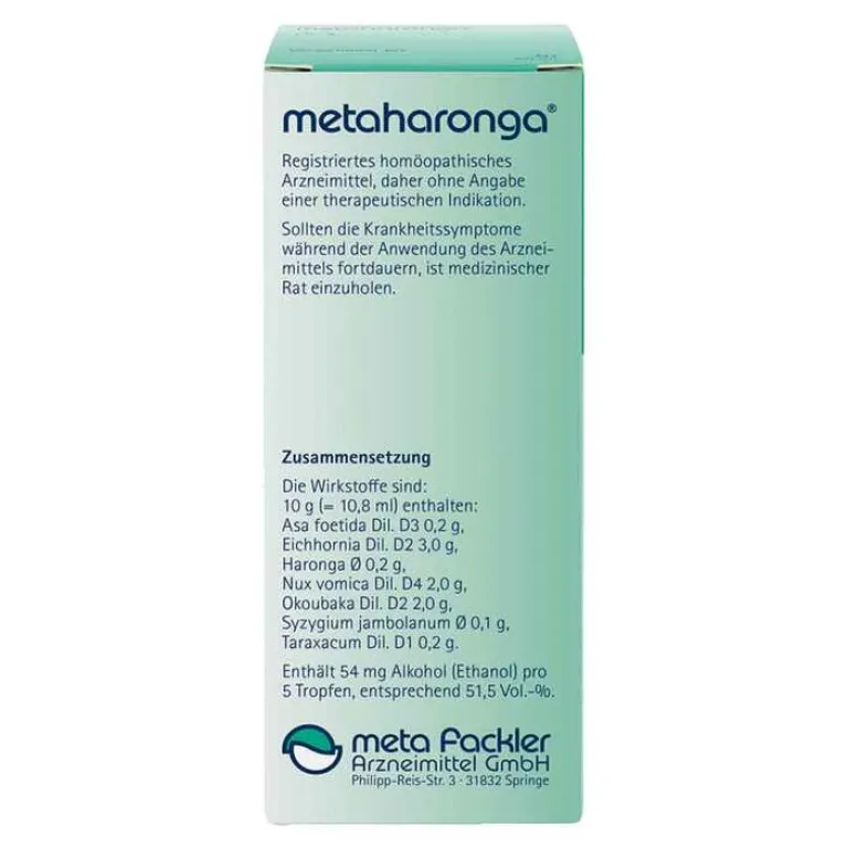 Metahoronga Meta Fackler-Metaharonga Tropfen zum Einnehmen, 50 ml