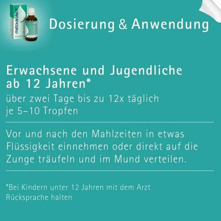 Metavirulent Meta Fackler-Tropfen zum Einnehmen, 100 ml