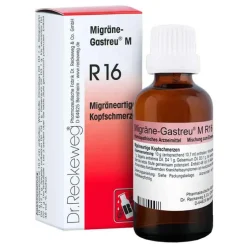 Dr. Reckeweg Dr. Reckeweg|Migräne Tabletten-Migräne-Gastreu® M R16 Tropfen zum Einnehmen, 50 ml