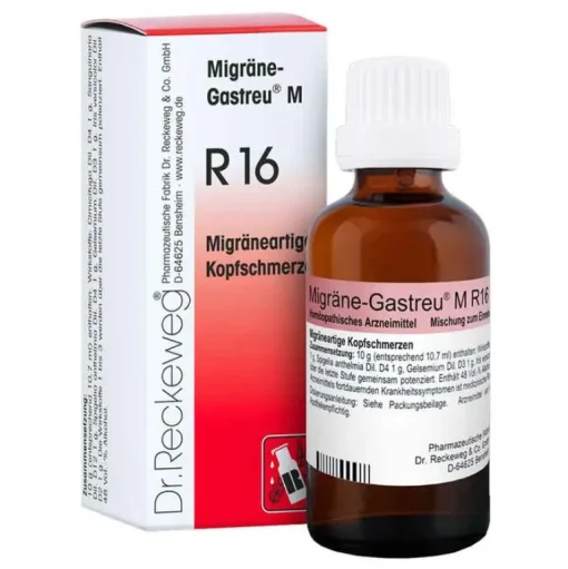 Dr. Reckeweg Dr. Reckeweg|Migräne Tabletten-Migräne-Gastreu® M R16 Tropfen zum Einnehmen, 50 ml