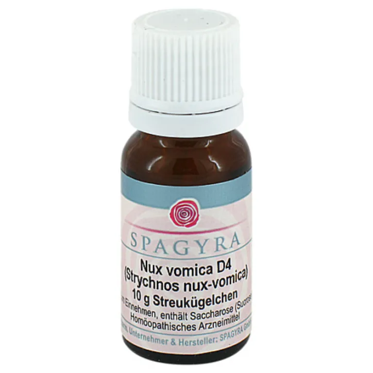 N-Nux vomica D 4 Globuli, 10 g