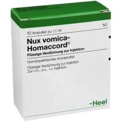 Homaccord Heel-Nux vomica Ampullen, 10 St
