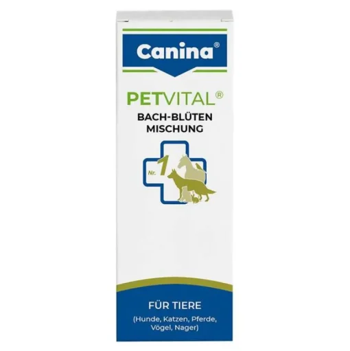 Canina Beruhigungsmittel Katze|Beruhigungsmittel Hund-Petvital Bachblüten Nr.1 Globuli vet. (für Tiere), 10 g
