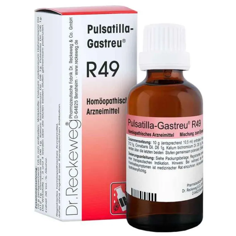 Dr. Reckeweg-Pulsatilla Gastreu R49 Tropfen zum Einnehmen, 50 ml