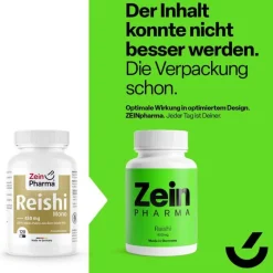 Zein Pharma Reishi|Vitalpilze-Reishi Pulver Kapseln, 120 St