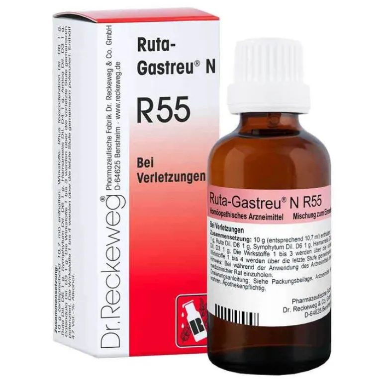 Dr. Reckeweg-Ruta Gastreu N R 55 Tropfen zum Einnehmen, 22 ml