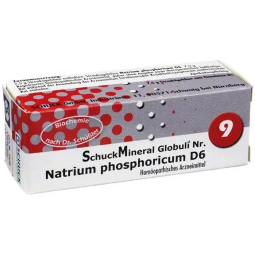 Schuckmineral Salze Als Globuli-Globuli 9 Natrium phosphoricum D6, 7.5 g