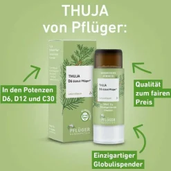 Pflüger T-Thuja D6 Globuli Dosierspender, 10 g